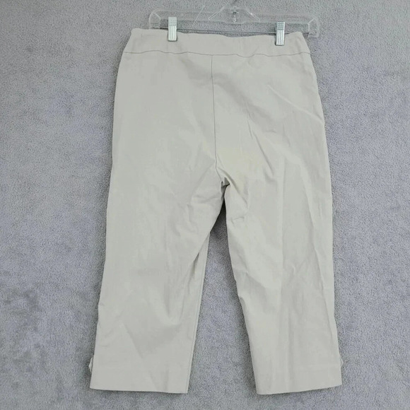 NWT Joseph Ribkoff Beige Capri Pants Size 10 Pull on Stretched  9CT - Picture 2 of 9
